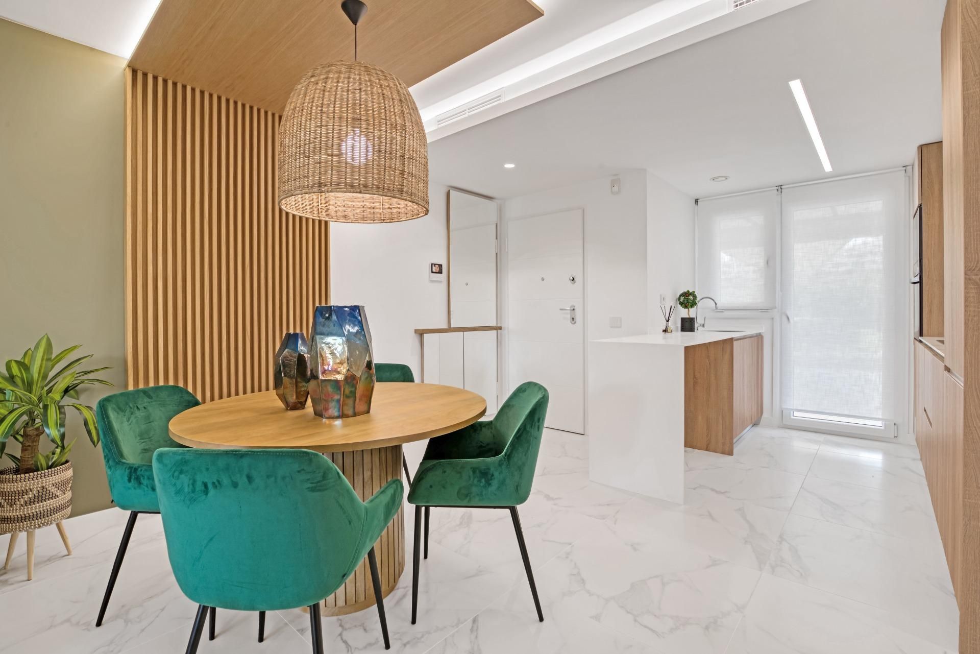 Dining room of Flat for sale in Torrevieja  with Air Conditioner, Heating and Private garden