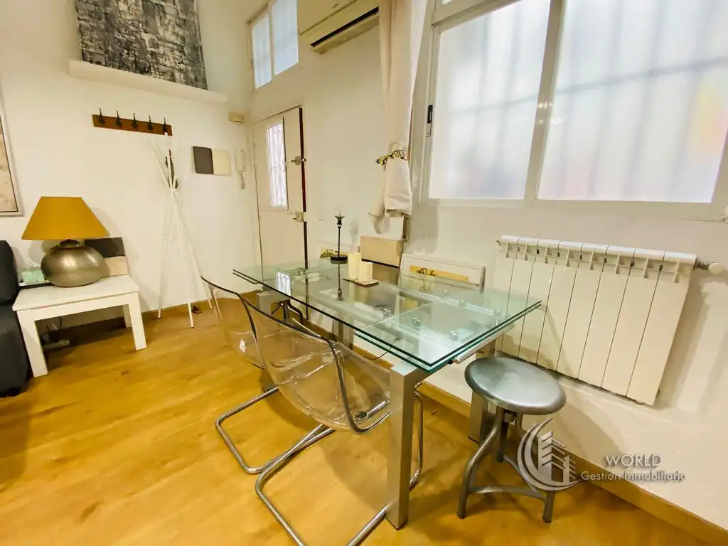 Dining room of Duplexes for rent in Madrid  with Air Conditioner, Heating and Furnished