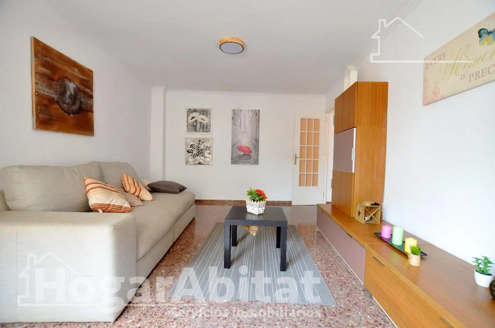 Sala de estar de Piso en venta en Tavernes de la Valldigna