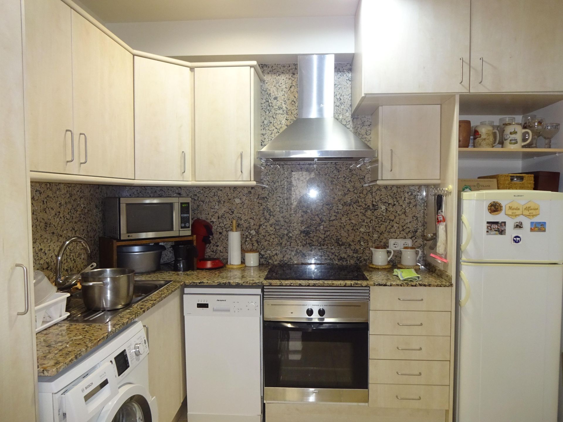 Kitchen of Flat for sale in Mataró  with Air Conditioner, Heating and Storage room
