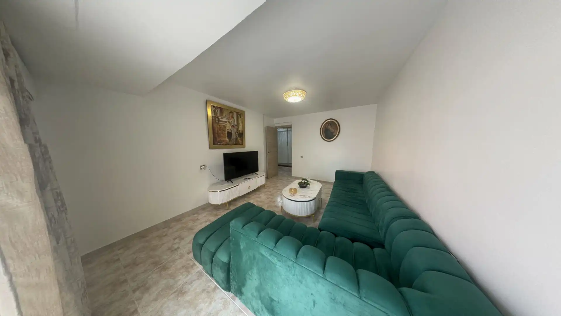 Sala d'estar de Pis en venda en Alicante / Alacant amb Aire condicionat, Calefacció i Moblat