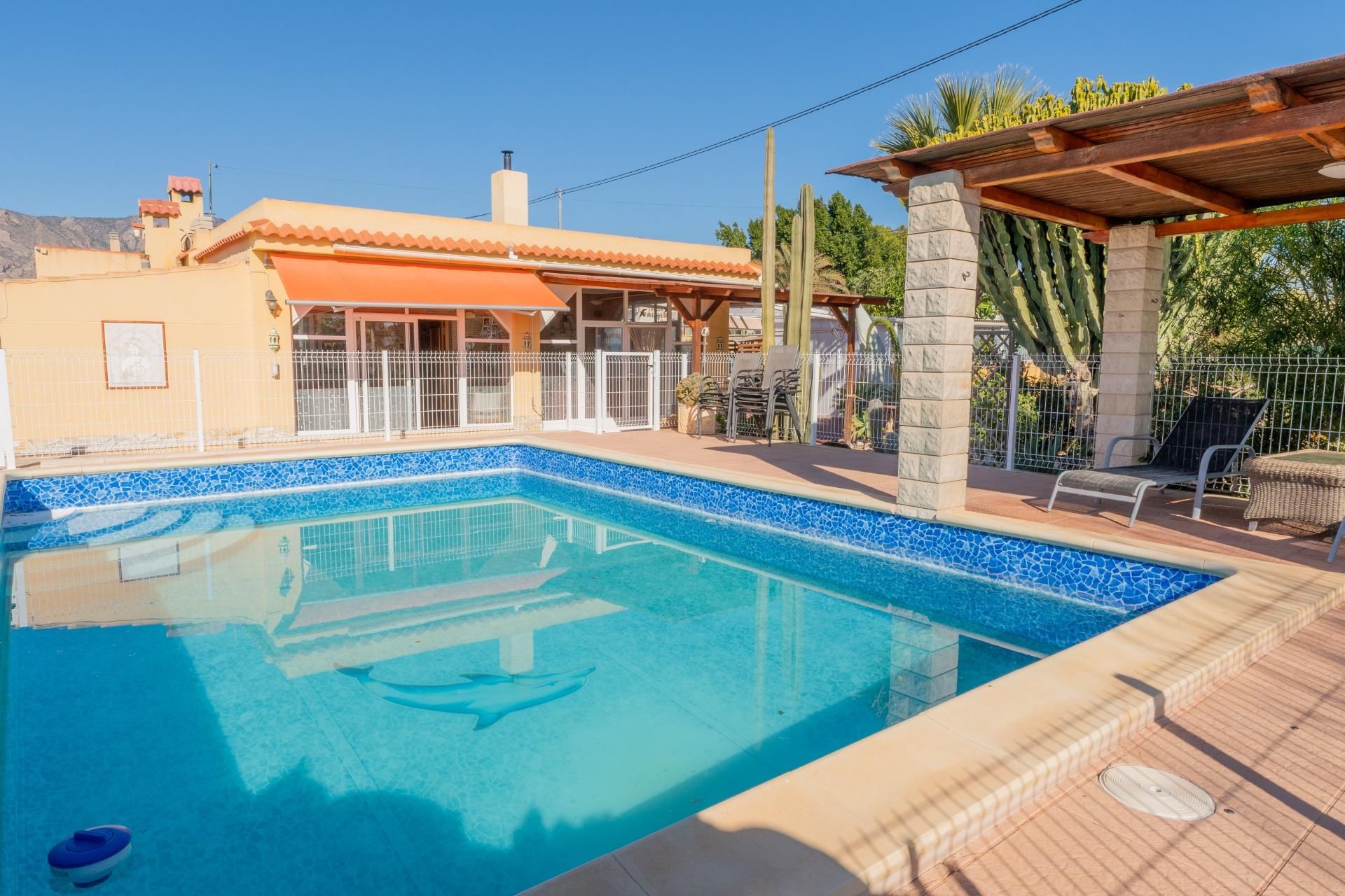 Piscina de Casa o xalet en venda en Albatera amb Aire condicionat, Jardí privat i Terrassa
