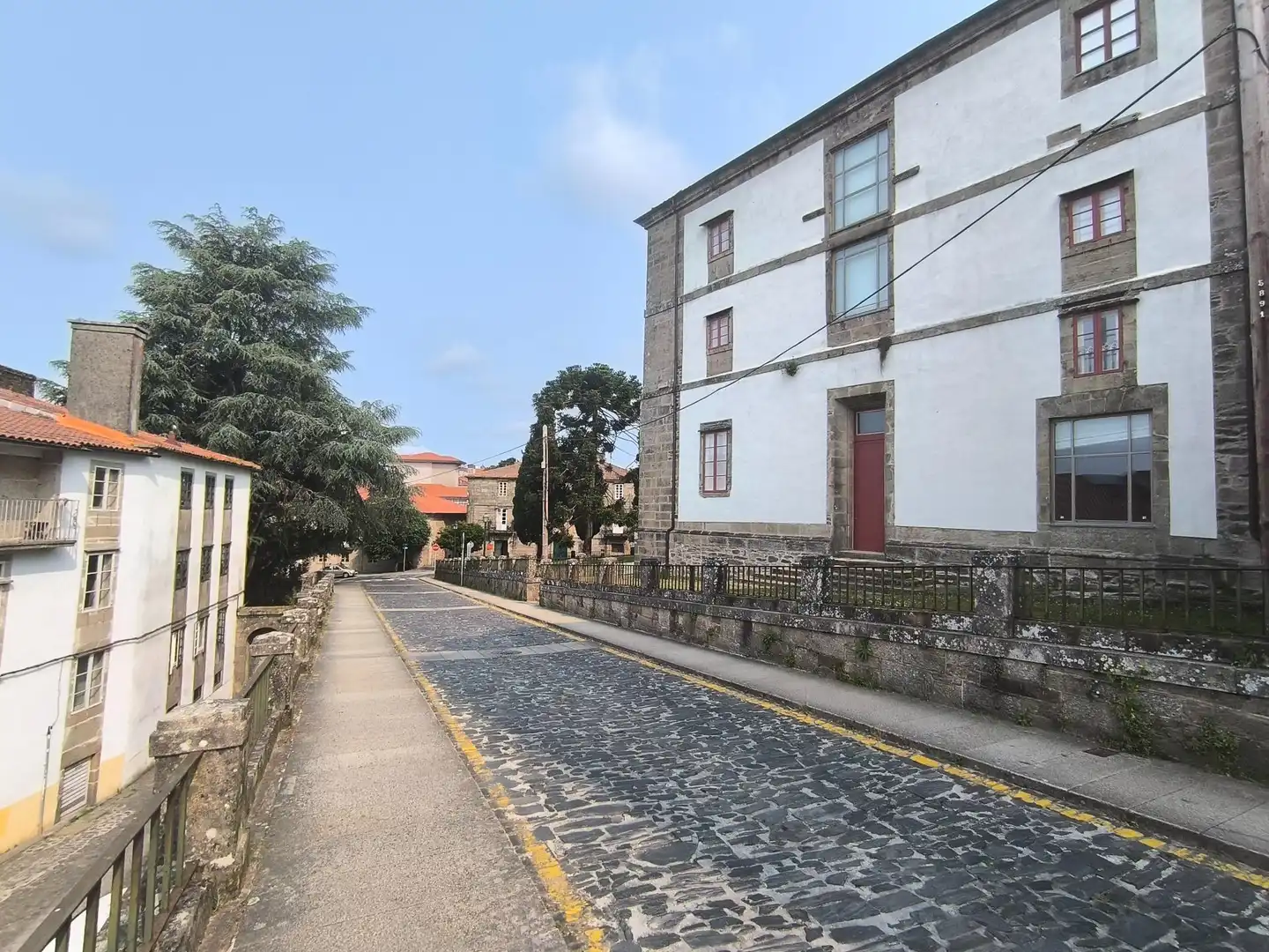 Vista exterior de Casa o chalet en venta en Santiago de Compostela  con Terraza