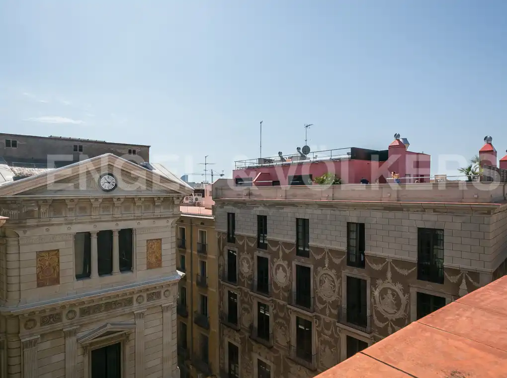 Vista exterior de Piso de alquiler en Barcelona con Calefacción, Amueblado y Balcón