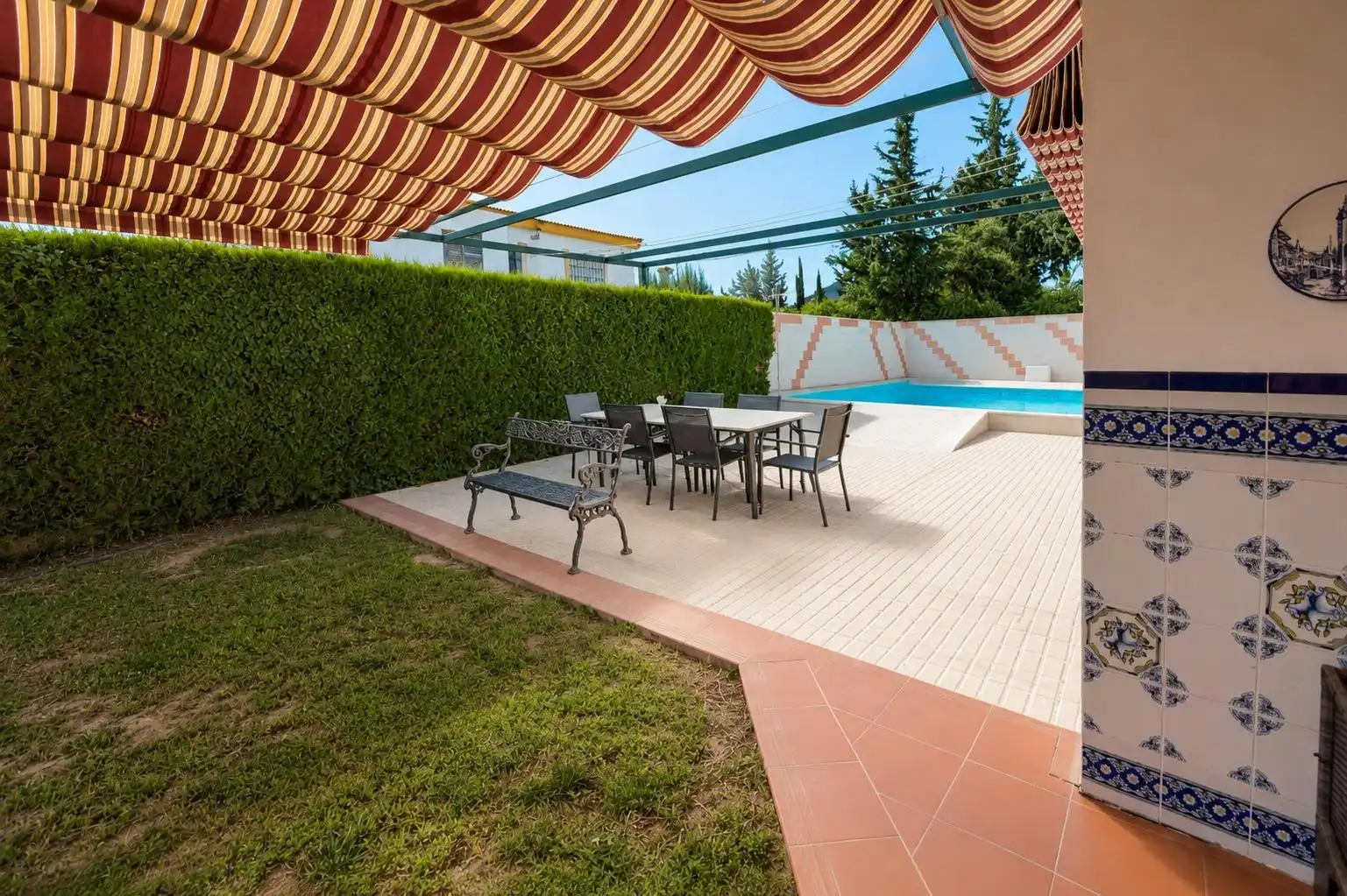 Terrace of Houses for sale in Palomares del Río  with Air Conditioner, Heating and Private garden