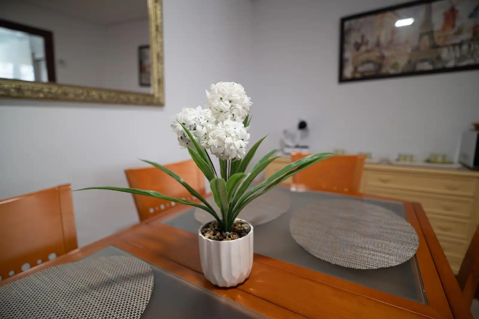 Esszimmer von Wohnung zur Miete in Santander mit Heizung, Möbliert und Ofen