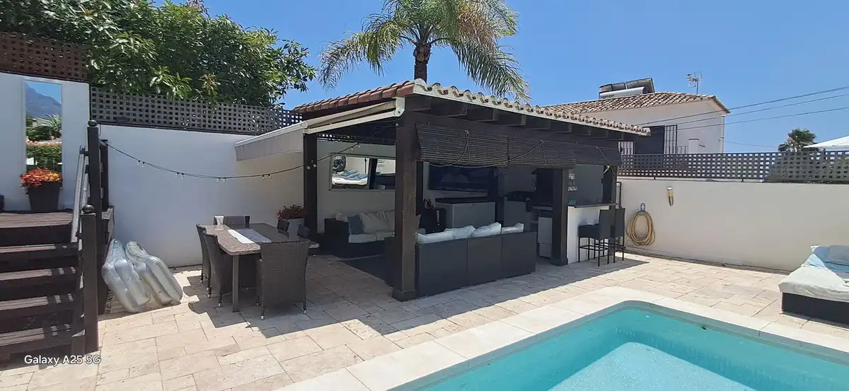 Terraza de Casa o chalet en venta en Marbella con Terraza y Piscina