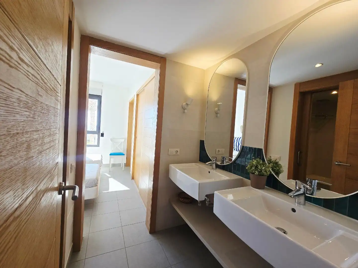 Badezimmer von Wohnung zum Verkauf in Mojácar mit Klimaanlage, Terrasse und Schwimmbad