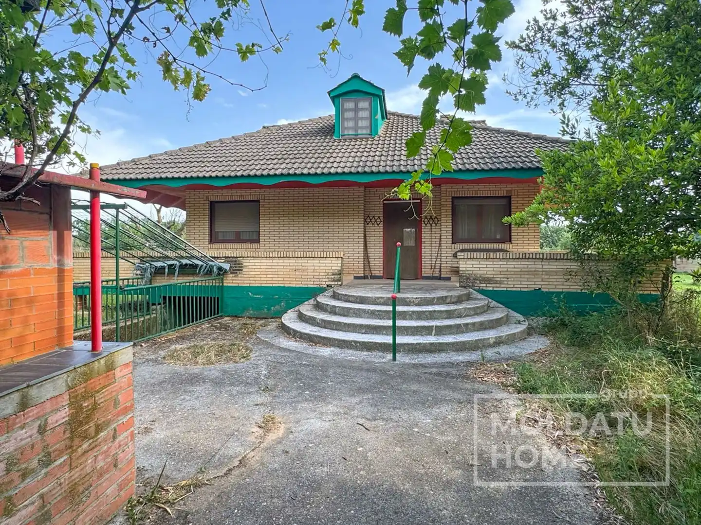 Vista exterior de Casa o chalet en venta en Lodosa con Calefacción, Jardín privado y Terraza