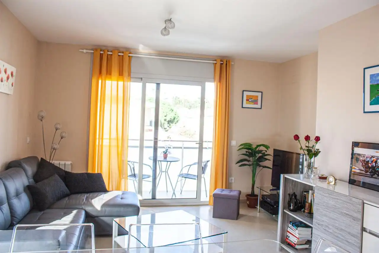 Wohnzimmer von Maisonette zum Verkauf in Llançà mit Klimaanlage, Heizung und Terrasse