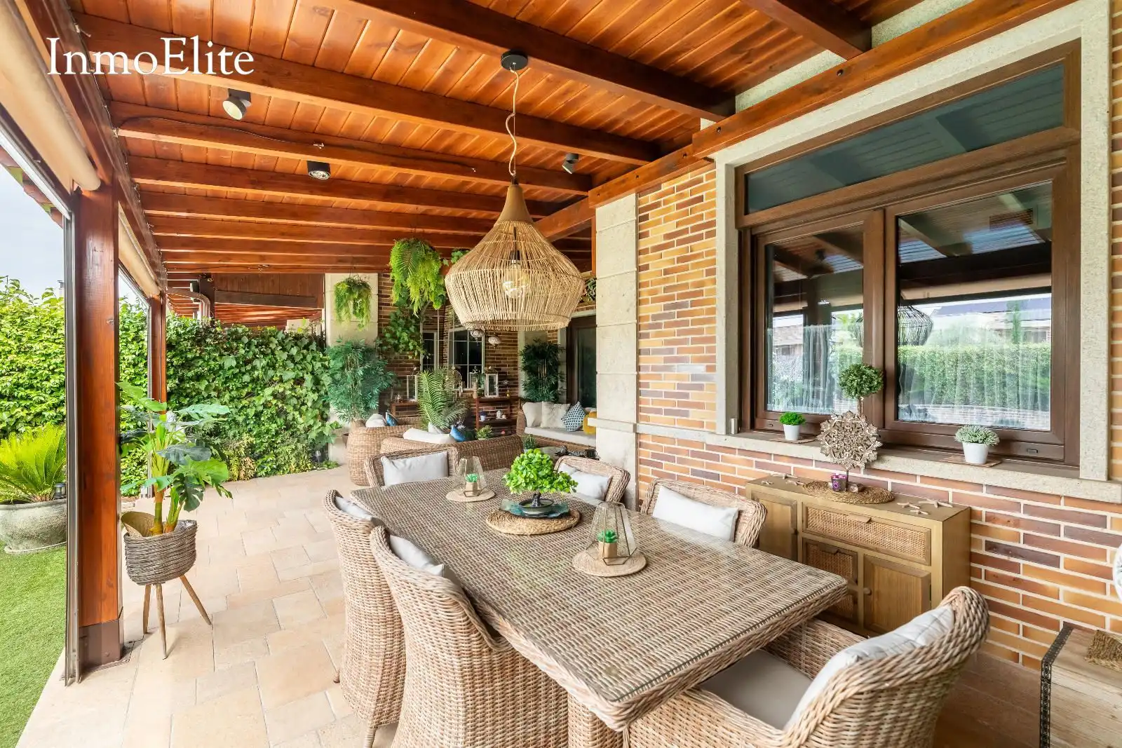 Terrace of Detached homes for sale in Majadahonda  with Air Conditioner, Heating and Private garden