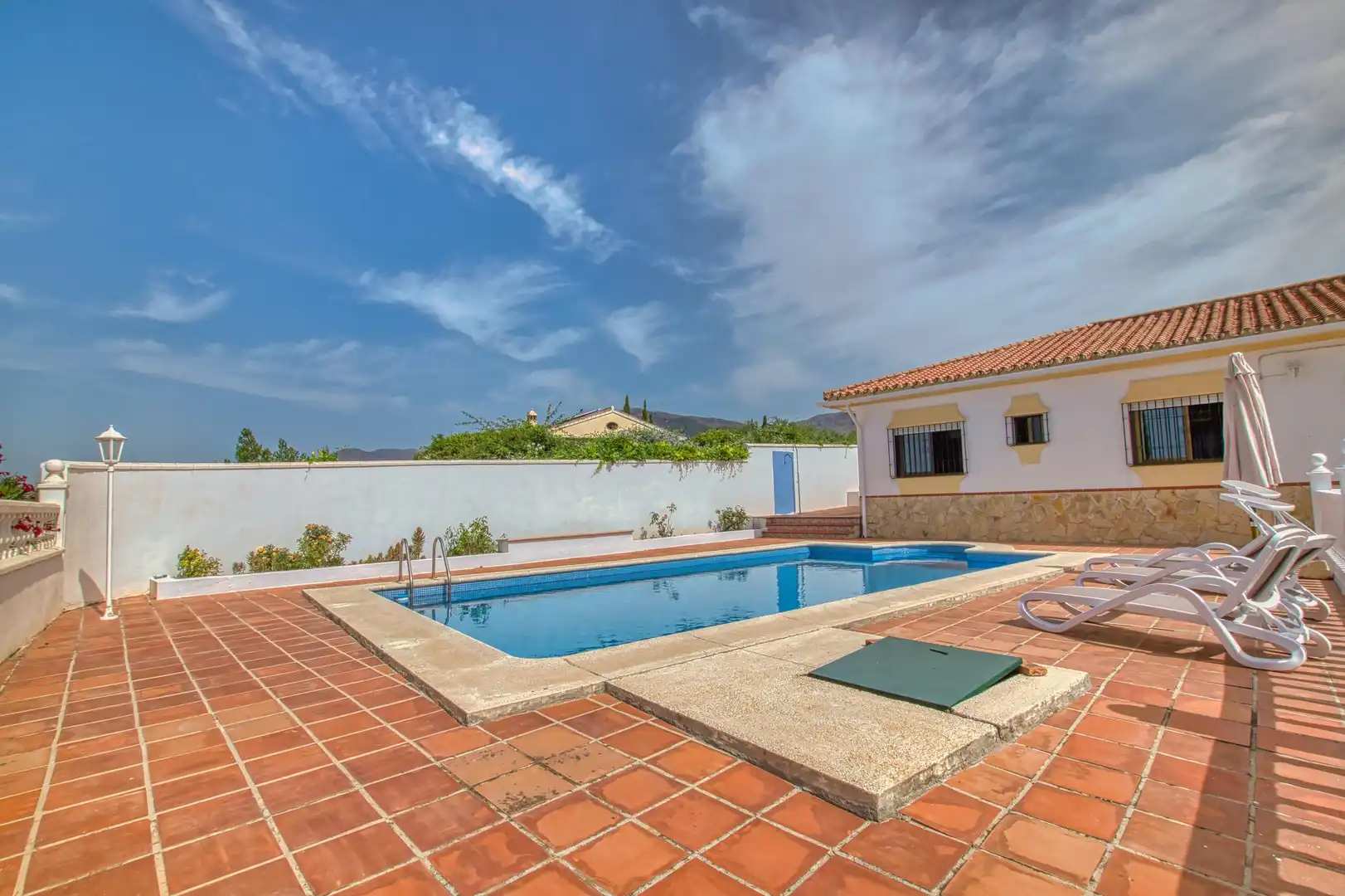 Piscina de Finca rústica en venda en Periana amb Jardí privat, Terrassa i Piscina