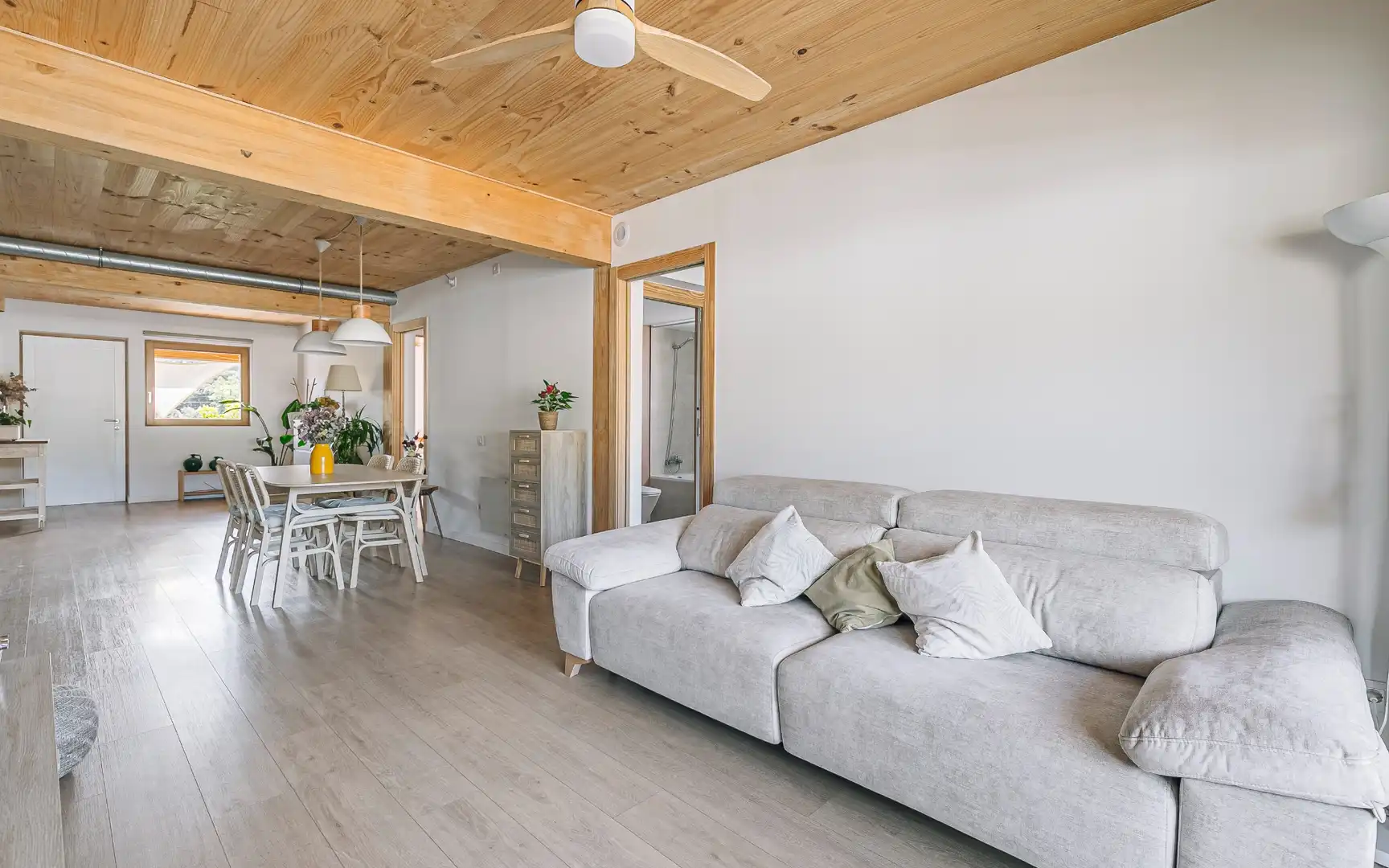 Sala de estar de Piso en venta en Dosrius con Calefacción, Jardín privado y Terraza