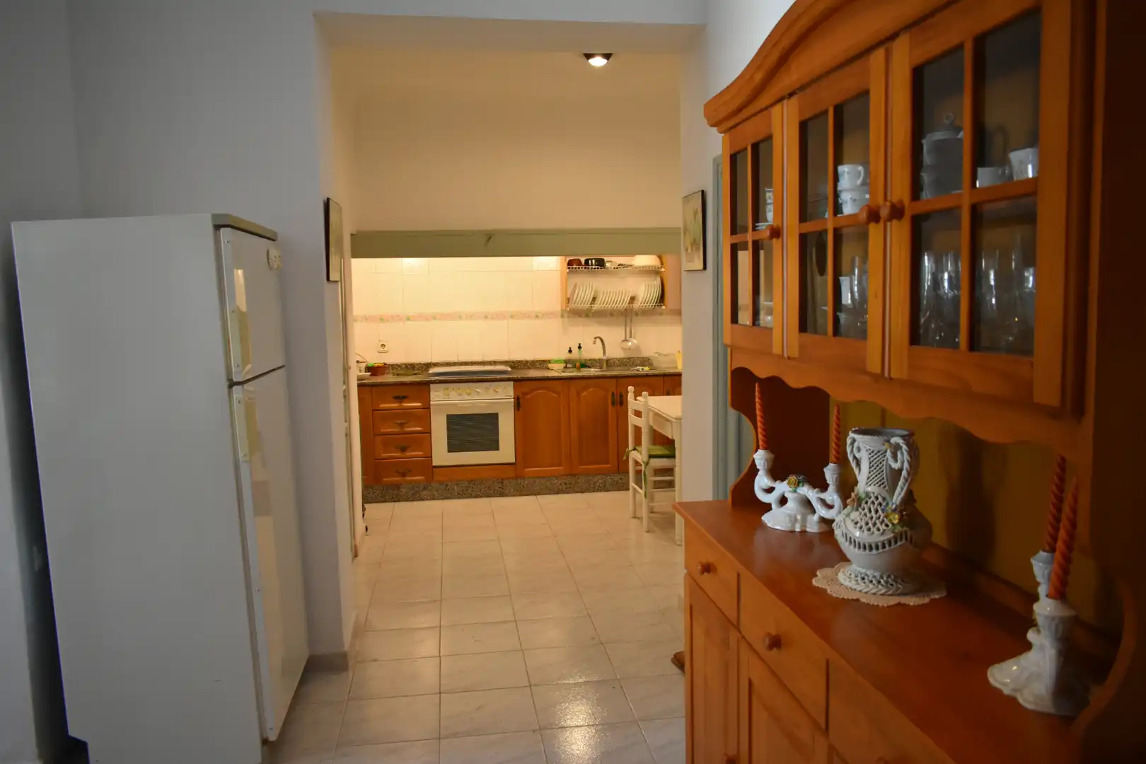 Cocina de Casa o chalet en venta en Elche / Elx con Jardín privado y Amueblado