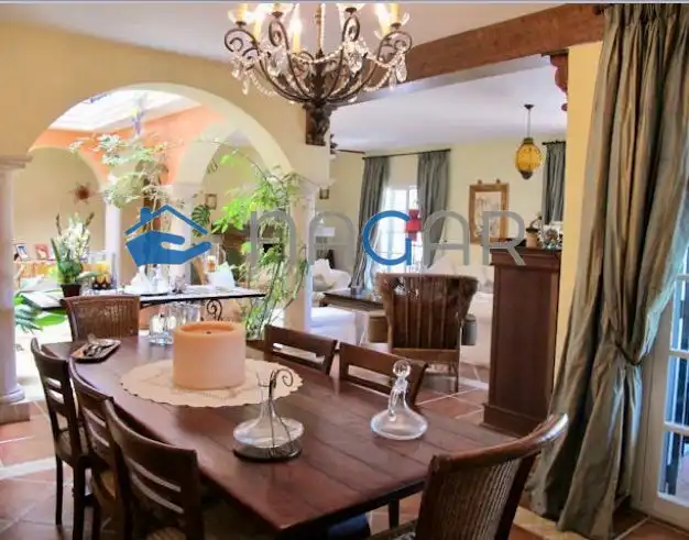 Comedor de Casa o chalet de alquiler en Sotogrande con Aire acondicionado, Jardín privado y Terraza