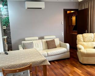 Sala d'estar de Pis en venda en Badalona amb Aire condicionat, Calefacció i Parquet