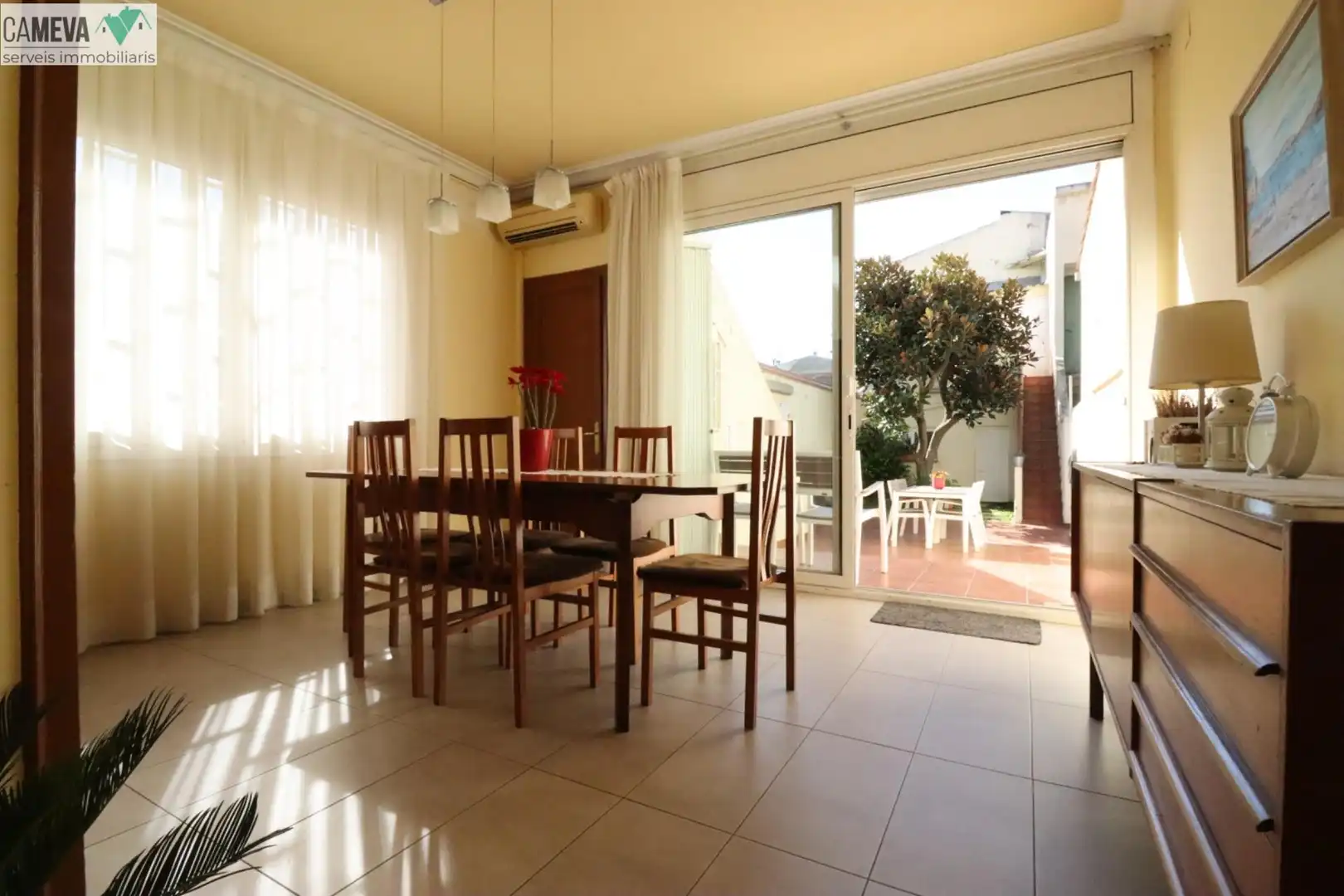 Dining room of Houses for sale in Sabadell  with Heating, Private garden and Terrace