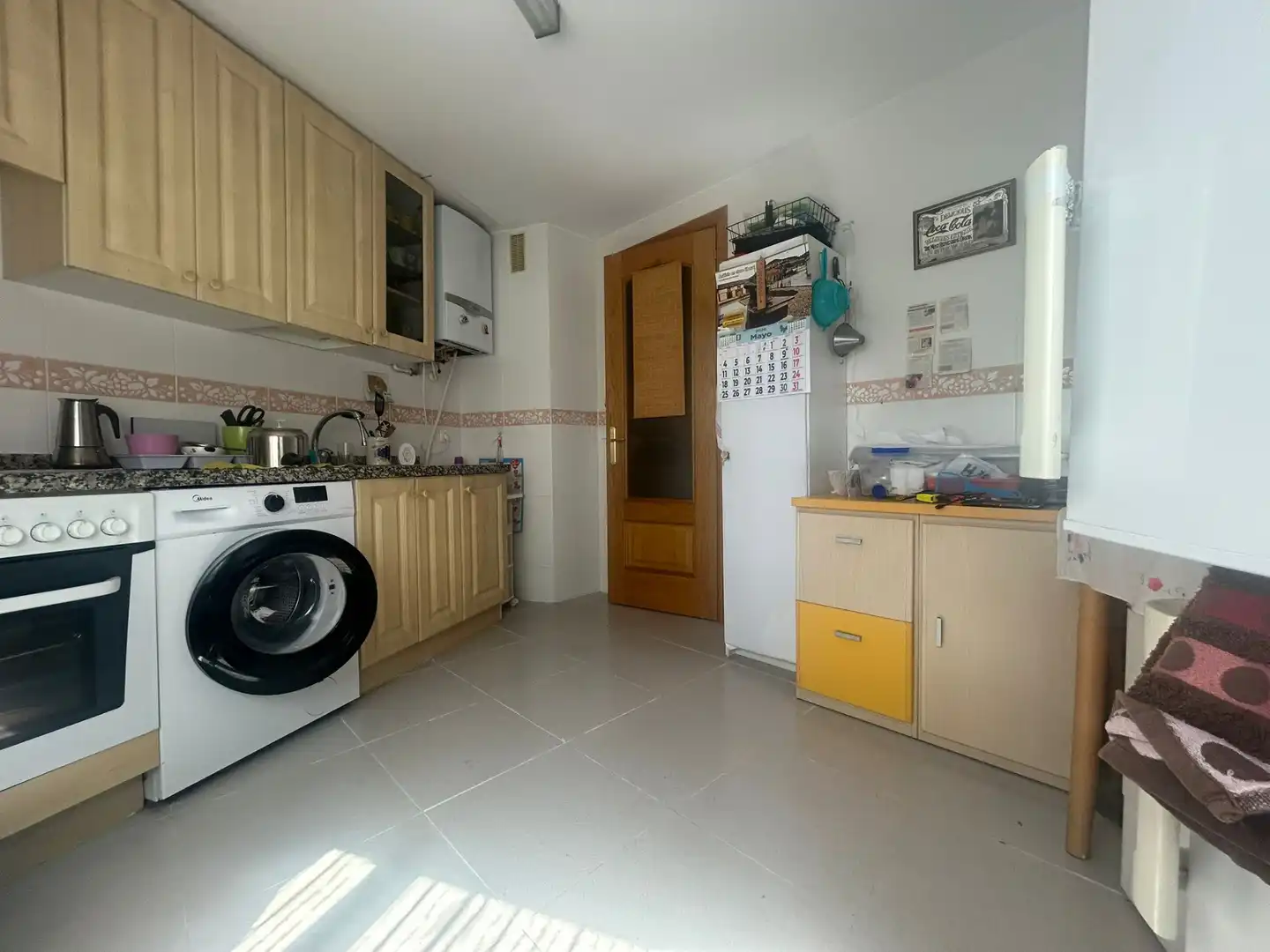 Kitchen of Flat for sale in Valladolid  with Heating and Storage room