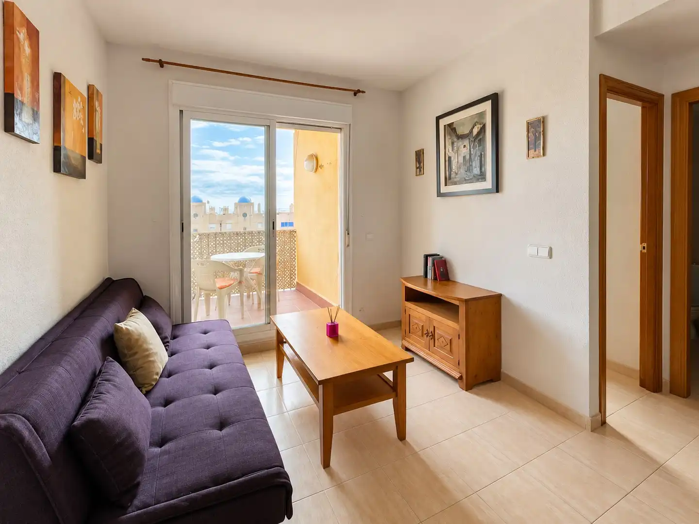 Living room of Attic for sale in Puerto de Garrucha