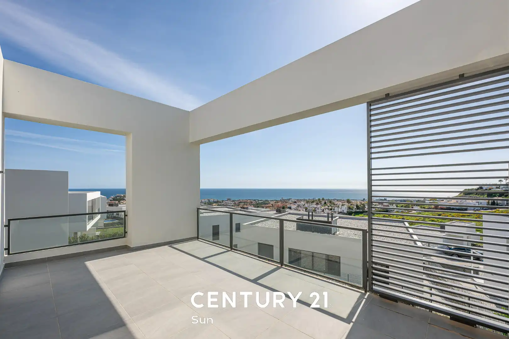 Terraza de Casa adosada en venta en Mijas con Aire acondicionado, Calefacción y Jardín privado