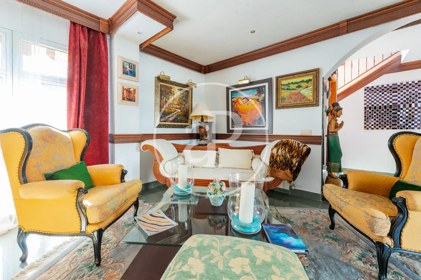 Living room of Houses for sale in Valdeolmos-Alalpardo, Madrid