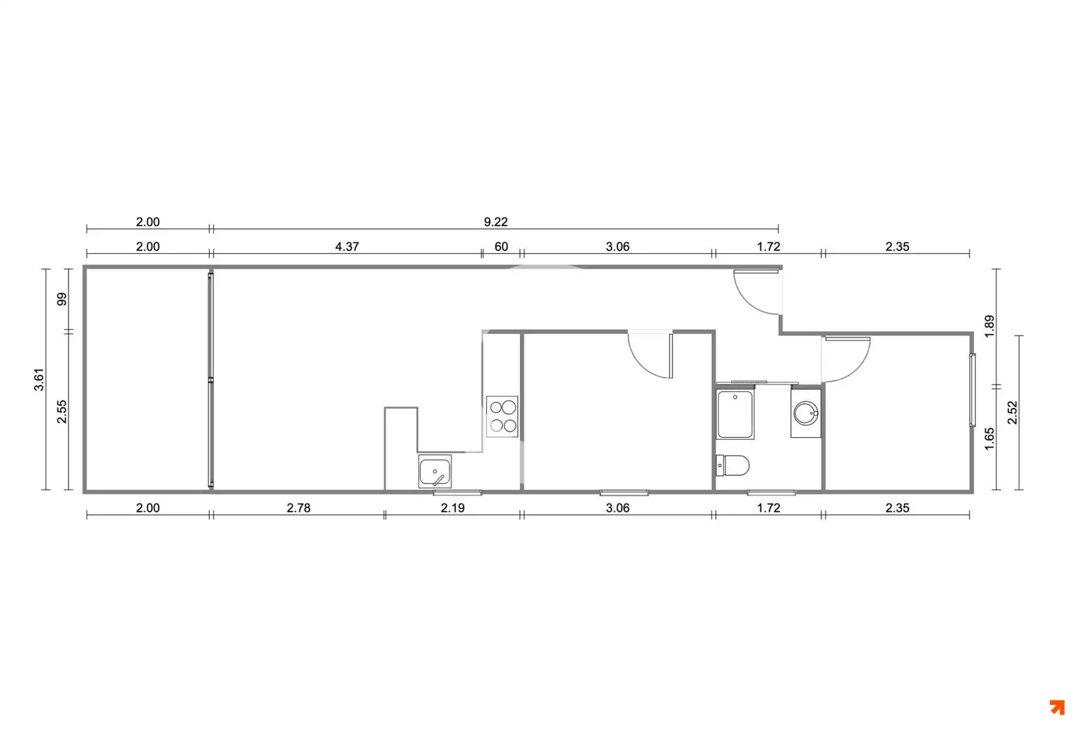 Flat for sale in Castelldefels  with Air Conditioner, Balcony and Community pool