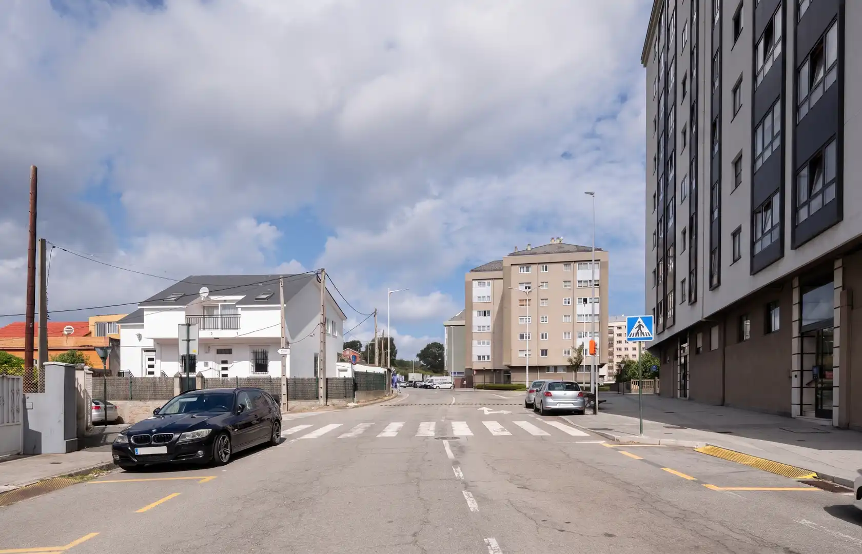 Vista exterior de Pis en venda en A Coruña Capital  amb Parquet, Traster i Moblat