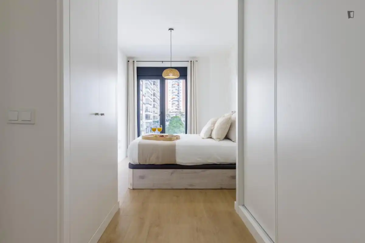 Bedroom of Apartments for rent in Málaga  with Air Conditioner, Furnished and Oven