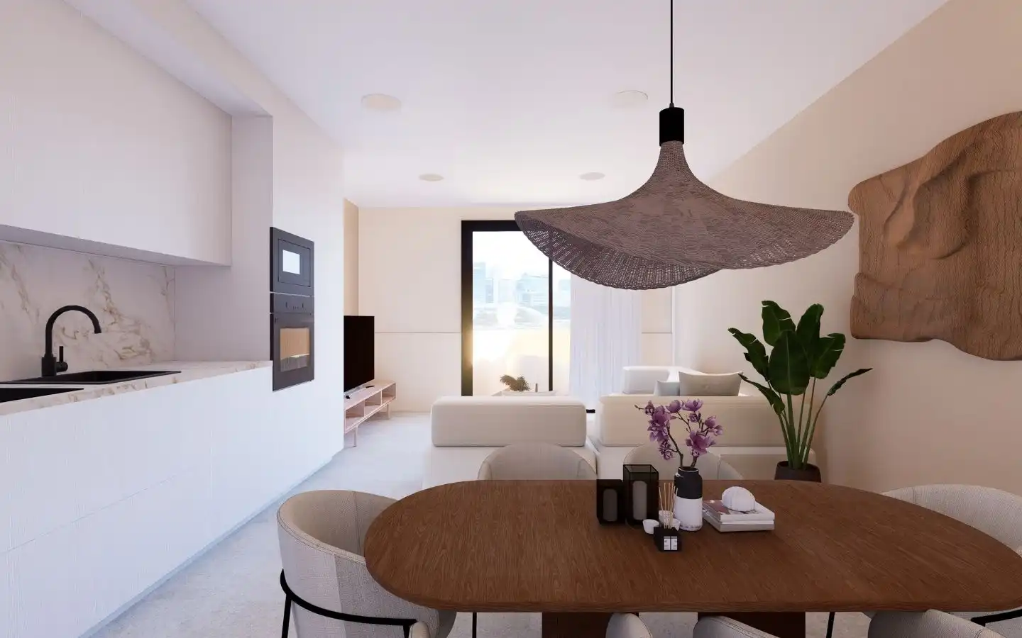 Sala d'estar de Apartament en venda en El Campello amb Aire condicionat, Traster i Piscina