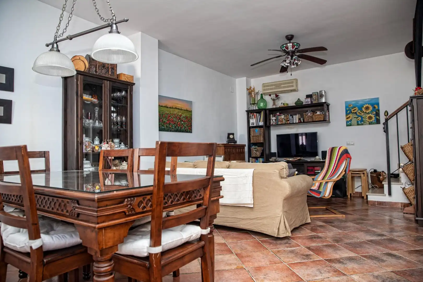 Sala d'estar de Casa adosada en venda en Almonte amb Terrassa