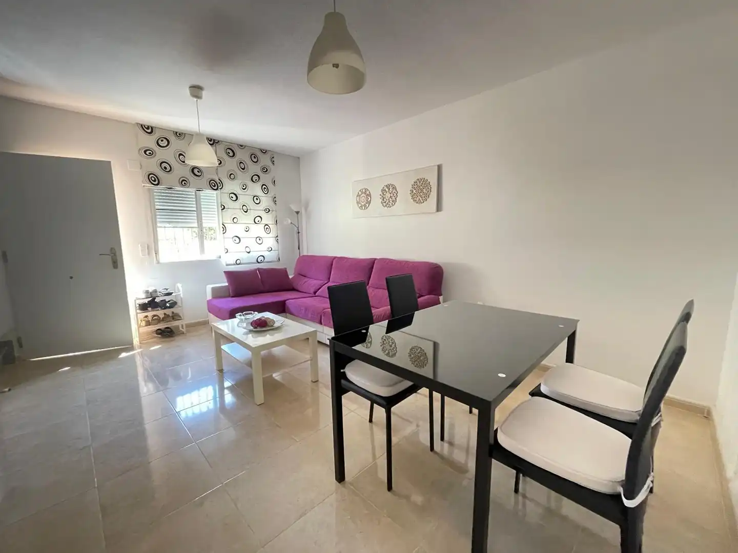 Sala d'estar de Casa o xalet en venda en San Javier amb Jardí privat, Terrassa i Moblat