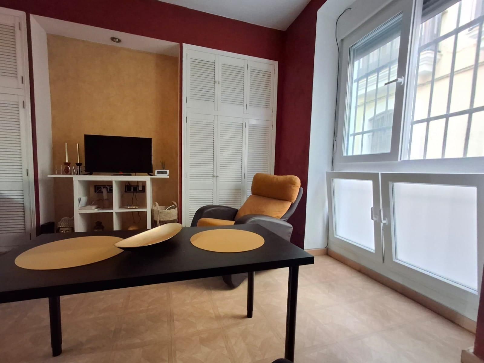 Living room of Flat for sale in  Cádiz Capital