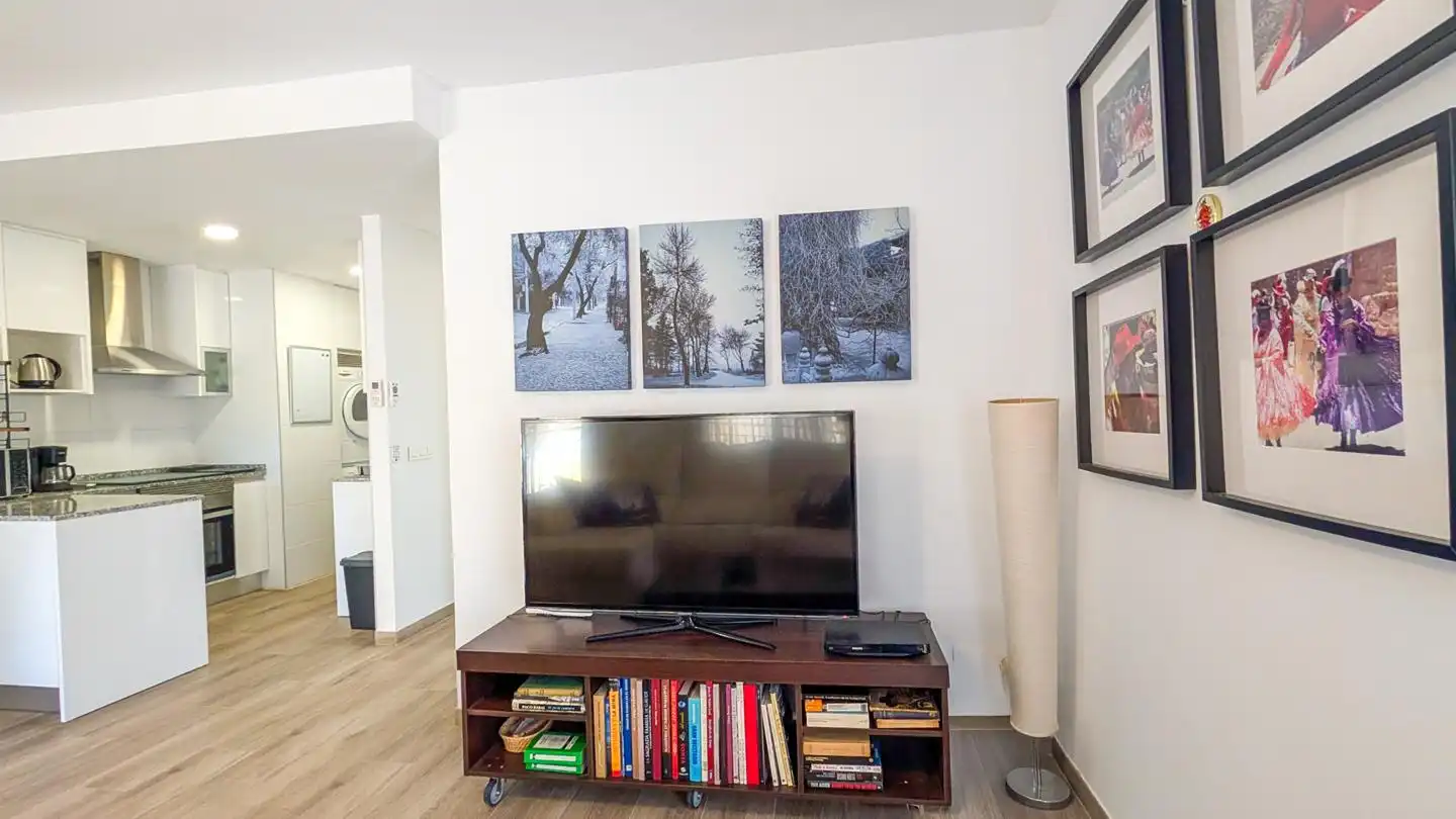 Wohnzimmer von Wohnung zum Verkauf in Santa Pola mit Klimaanlage, Terrasse und Möbliert