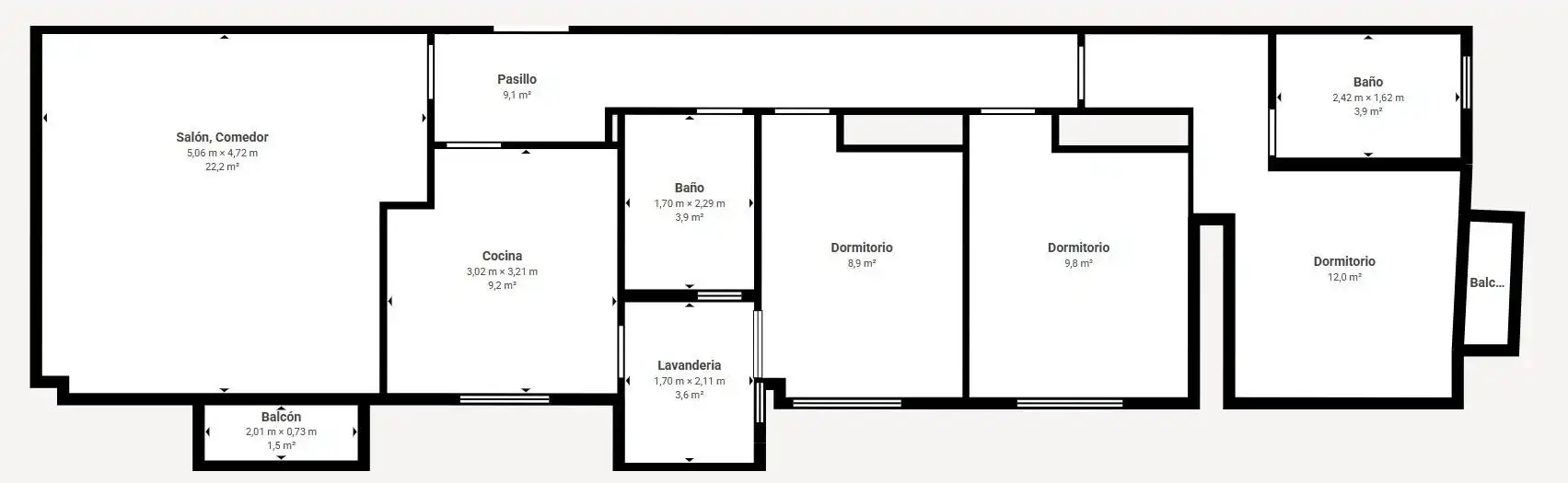 Flat for sale in Alfafar  with Air Conditioner