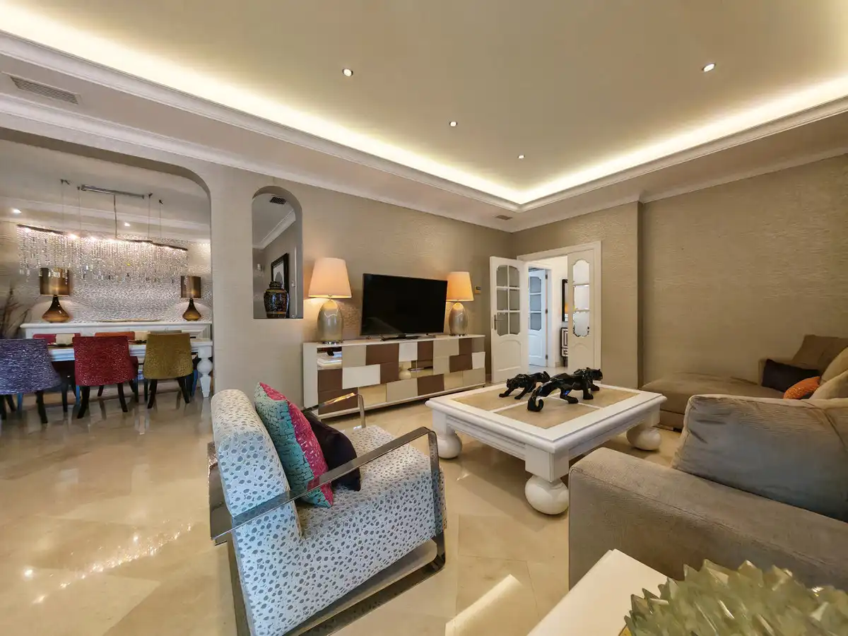Living room of Houses for sale in Marbella  with Air Conditioner, Heating and Private garden
