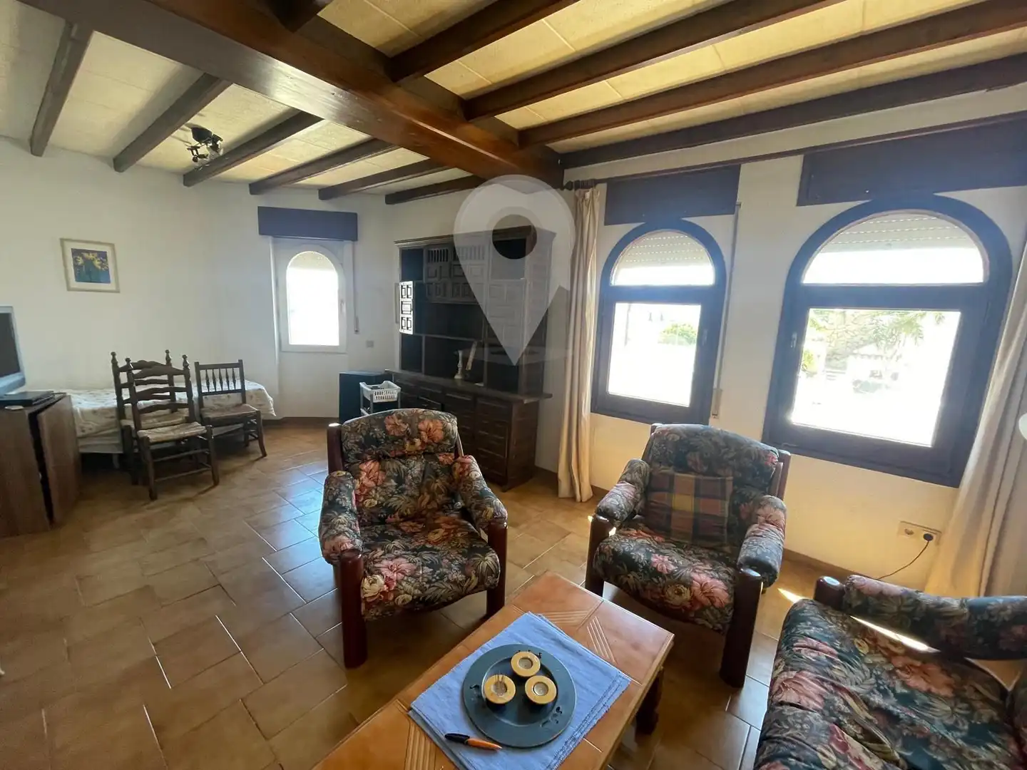 Sala de estar de Piso en venta en Empuriabrava con Piscina y Piscina comunitaria