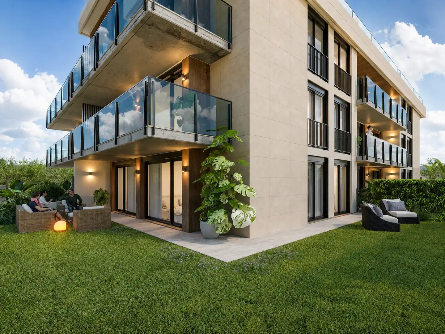 Neubau-Wohnung mit Pool zum Verkauf in Carrer del Mascarell 23, imagen 2