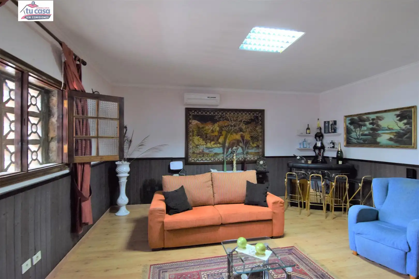 Living room of Houses for sale in Santa María de Guía de Gran Canaria  with Air Conditioner, Heating and Private garden