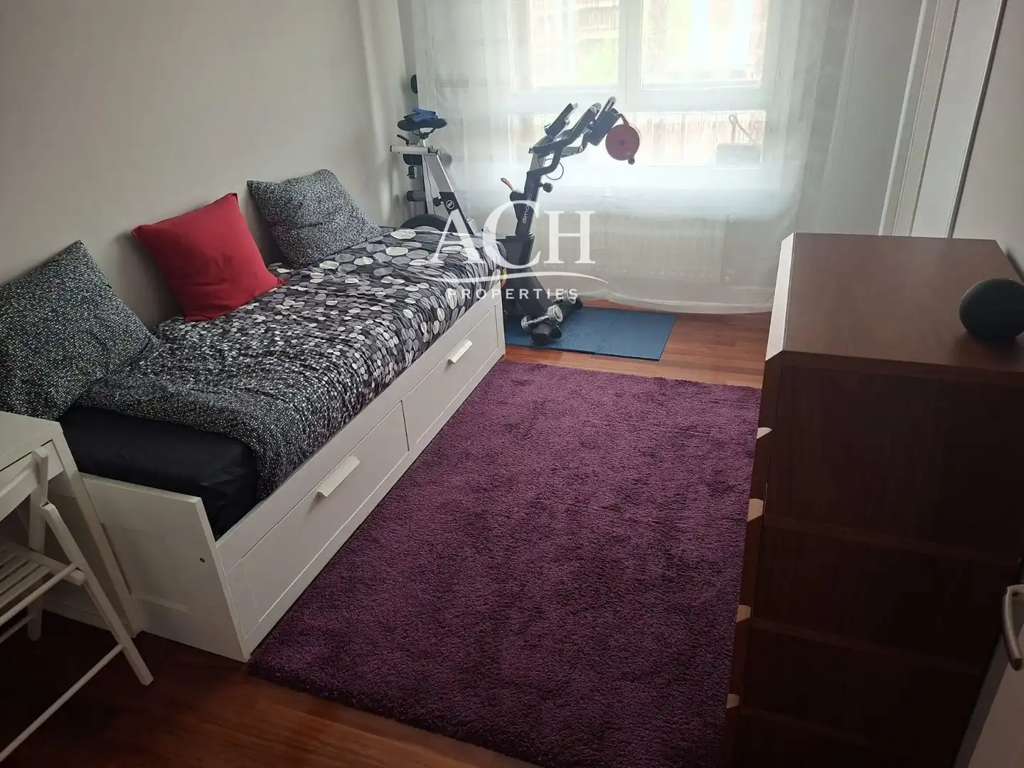 Habitación de Piso de alquiler en Sopela con Calefacción, Terraza y Amueblado