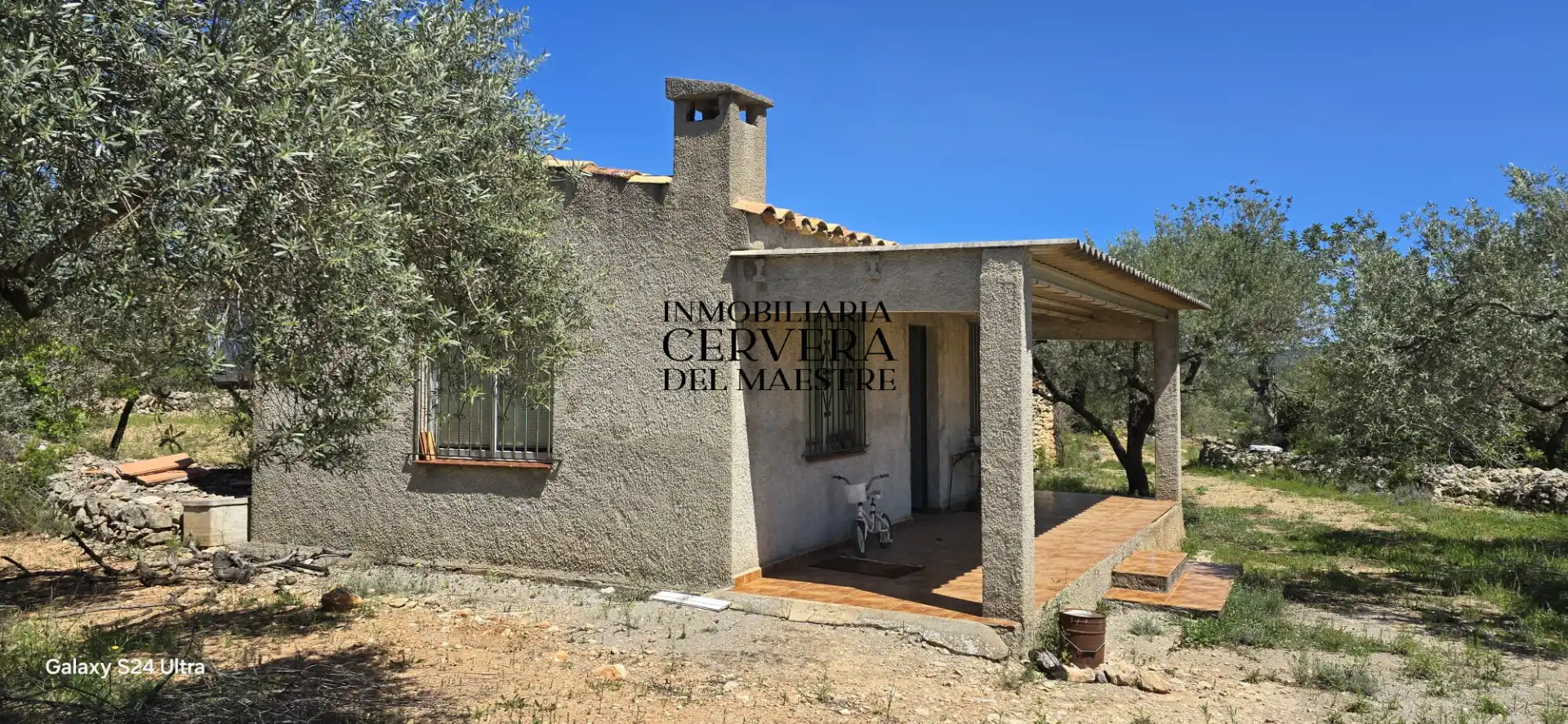 Vista exterior de Finca rústica en venda en Cervera del Maestre amb Moblat