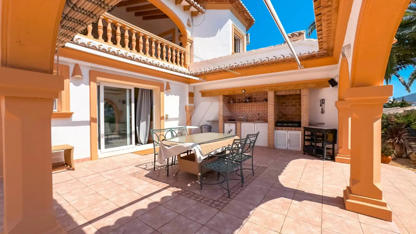 Terraza de Casa o chalet en venta en Moraira con Aire acondicionado, Calefacción y Jardín privado