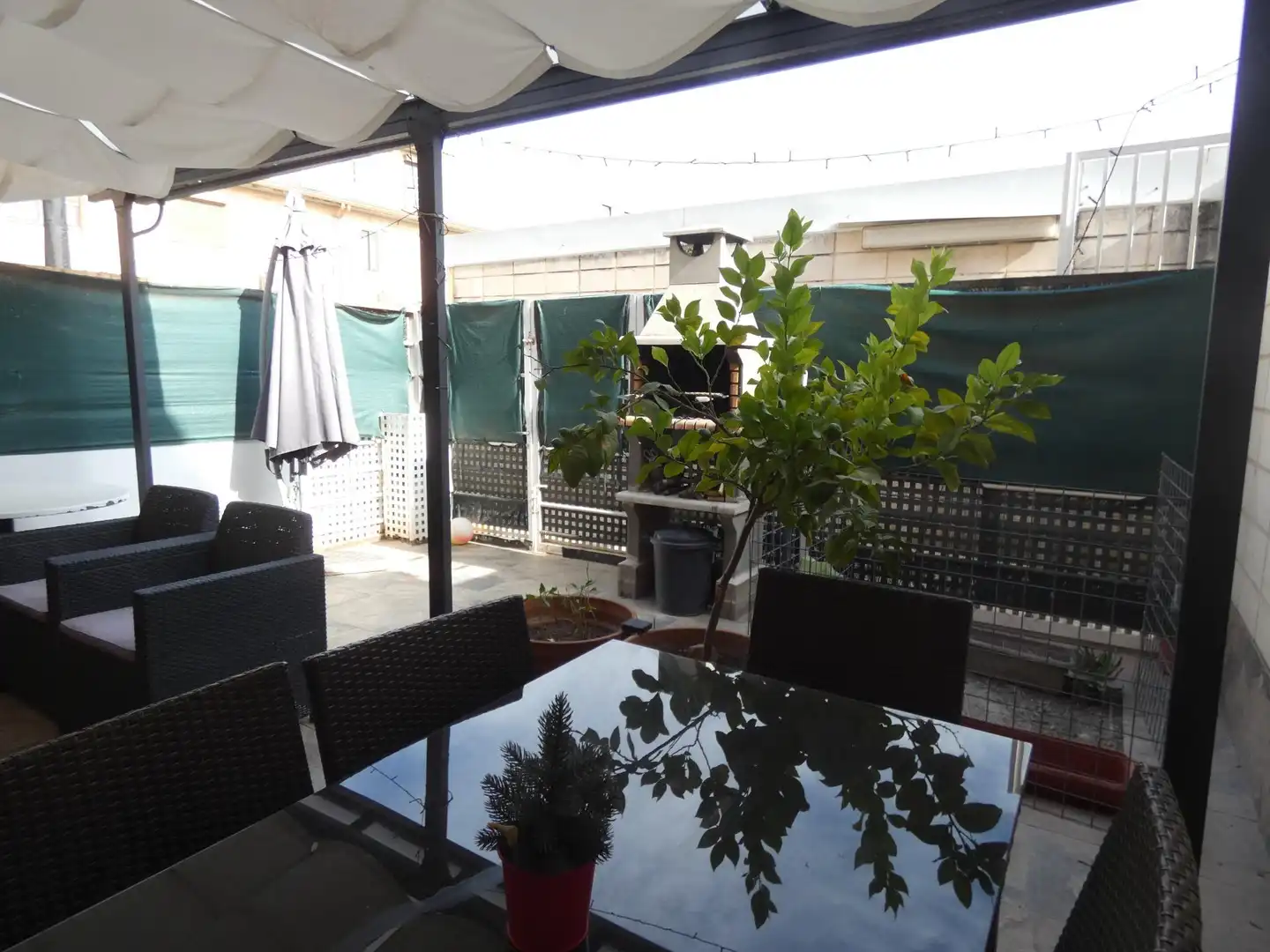 Terraza de Casa adosada en venta en La Joyosa con Aire acondicionado, Jardín privado y Terraza