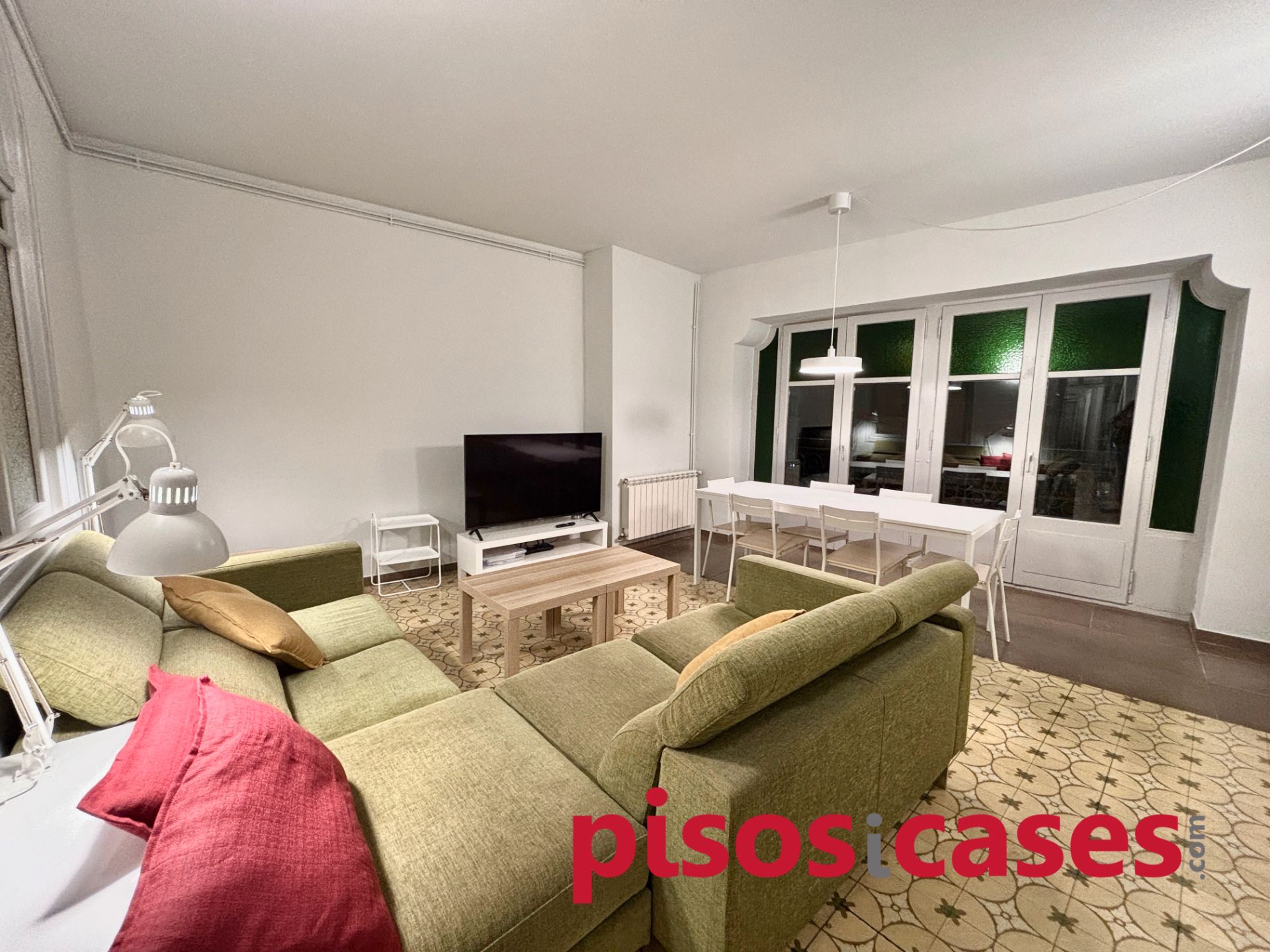 Living room of Flat to rent in Vic  with Heating, Furnished and Oven