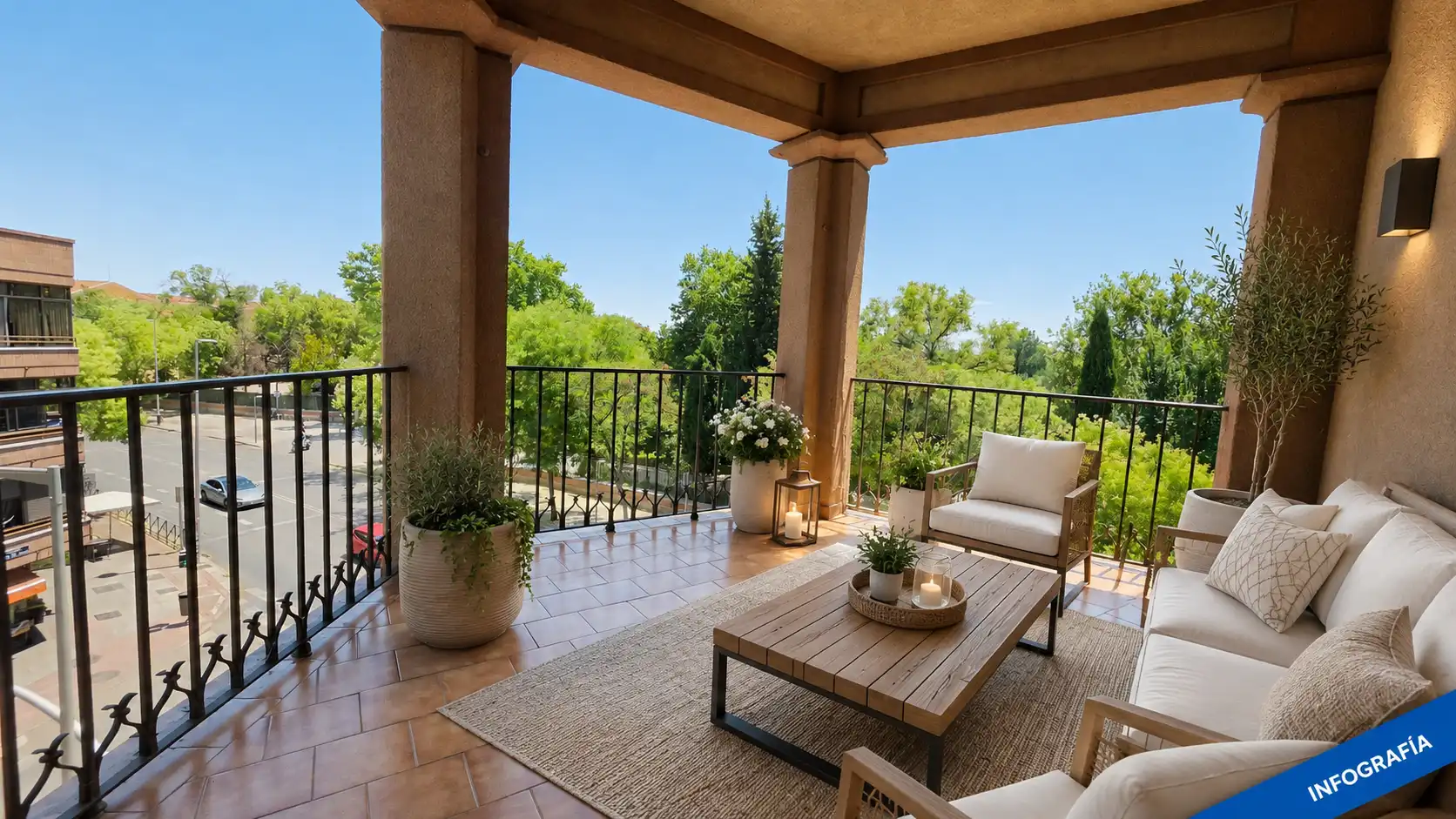 Terraza de Piso en venta en Madrid con Calefacción, Terraza y Trastero