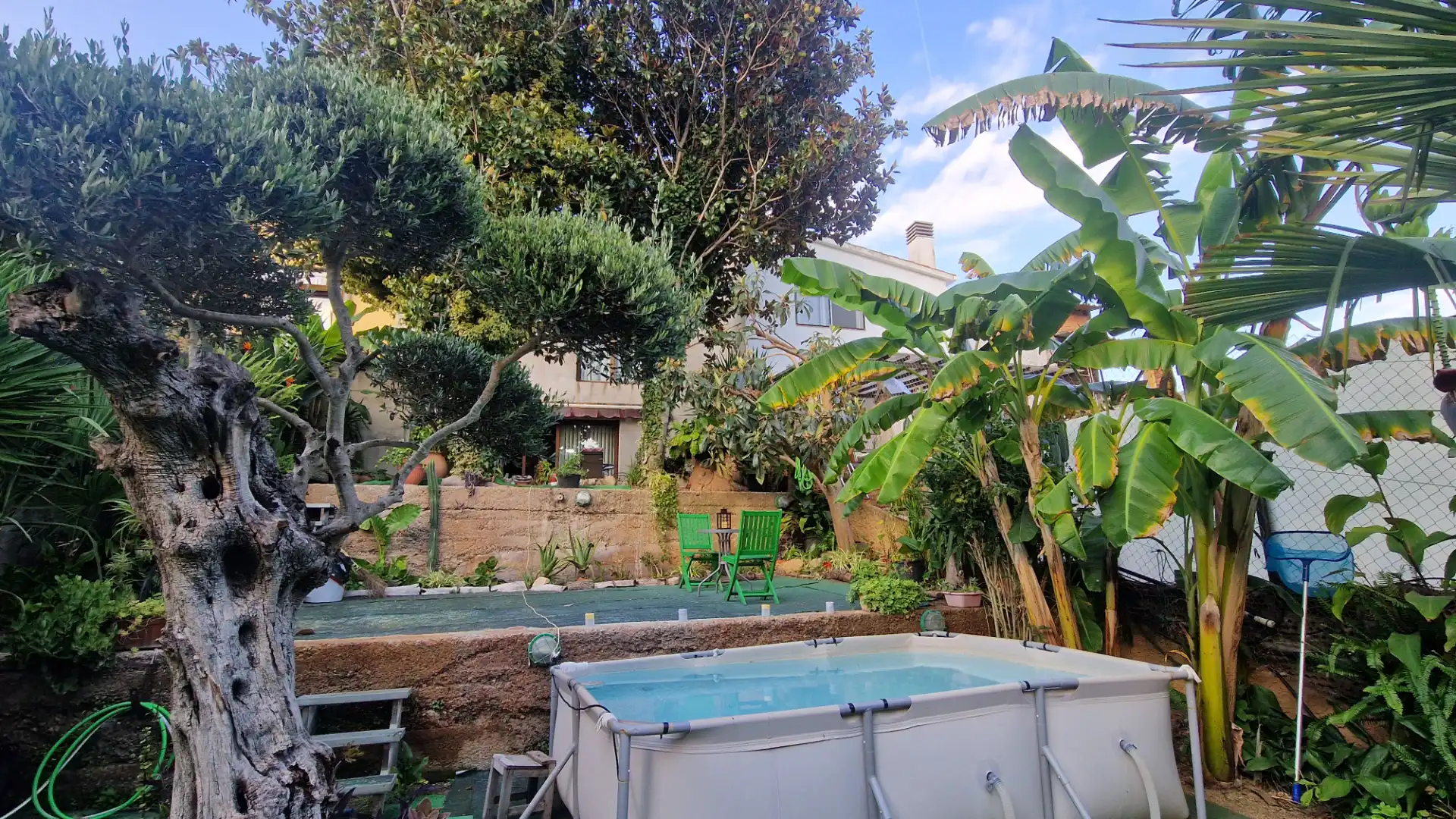 Jardín de Casa adosada en venta en Palafolls con Aire acondicionado, Calefacción y Jardín privado