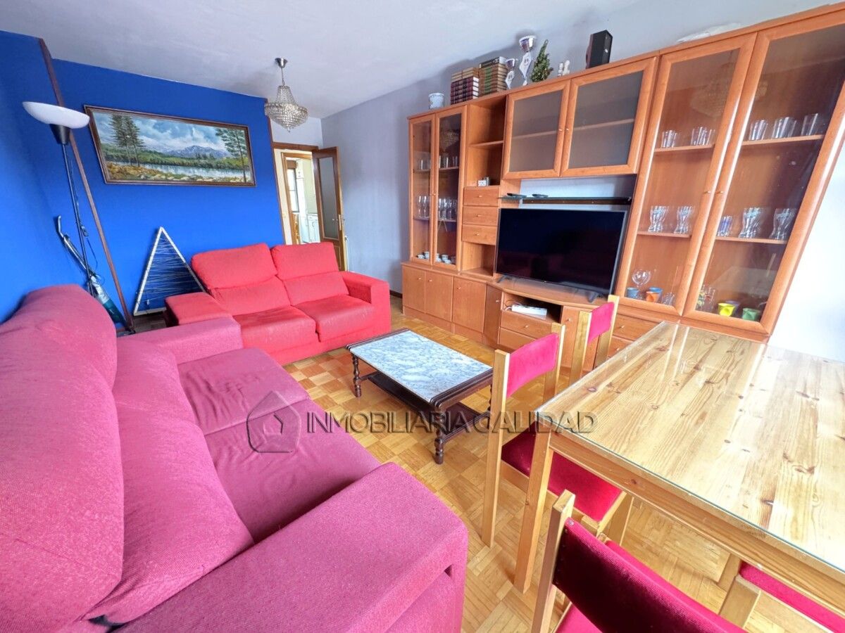 Sala d'estar de Pis de lloguer en Burgos Capital amb Calefacció i Moblat