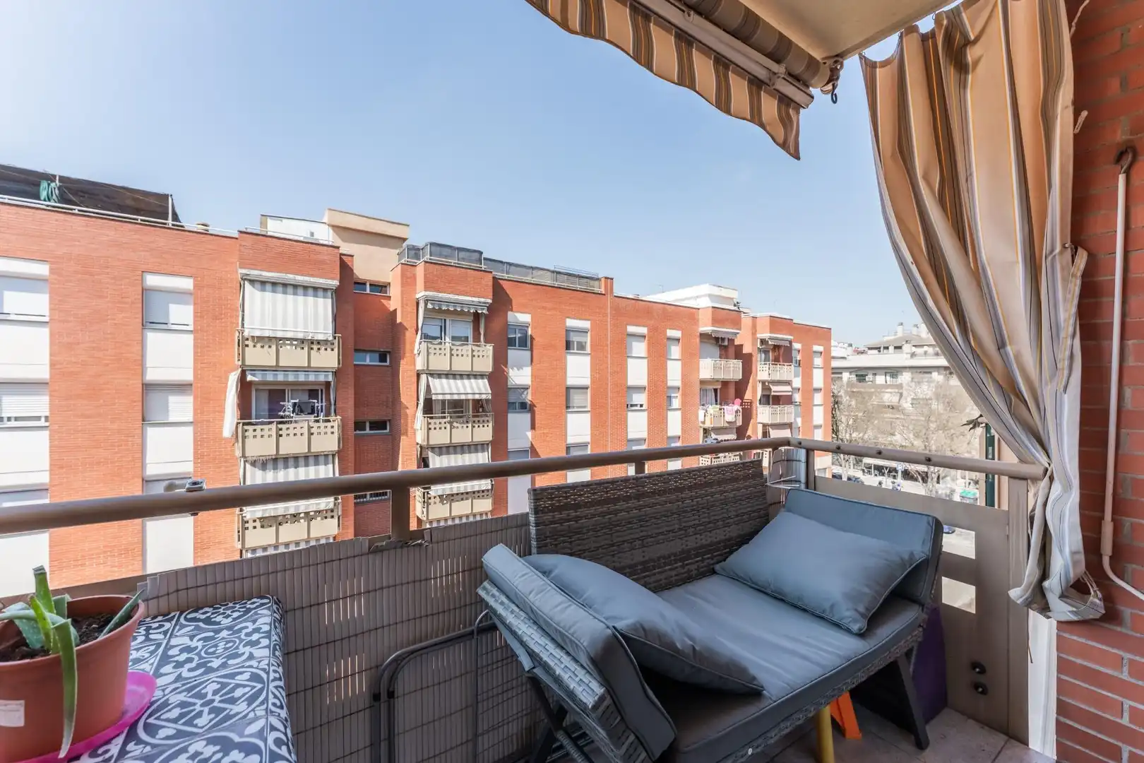 Terrace of Flat for sale in Mollet del Vallès  with Air Conditioner, Heating and Parquet flooring