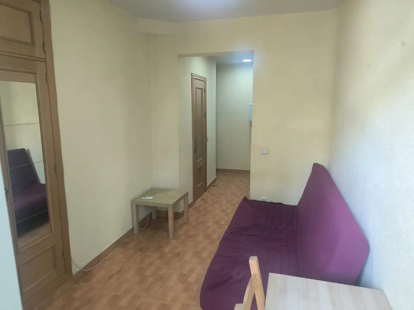 Schlafzimmer von Wohnung zur Miete in Madrid mit Klimaanlage, Heizung und Parkett