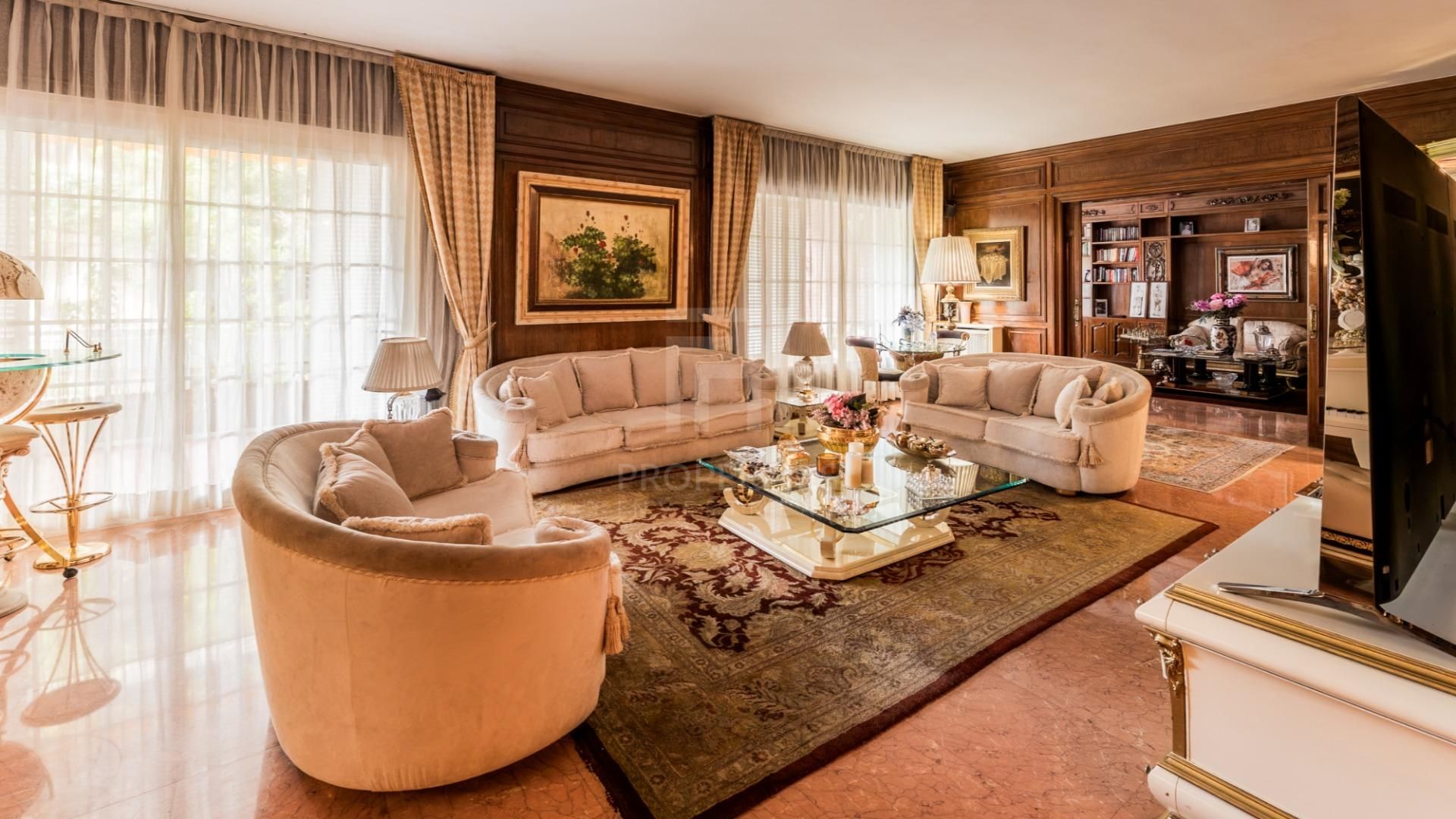 Sala de estar de Apartamento en venta en  Barcelona Capital con Aire acondicionado, Parquet y Terraza