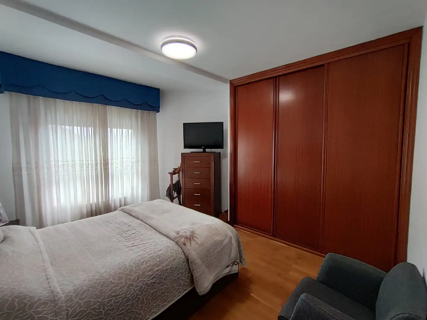 Bedroom of Flat for sale in Vigo   with Heating, Parquet flooring and Storage room